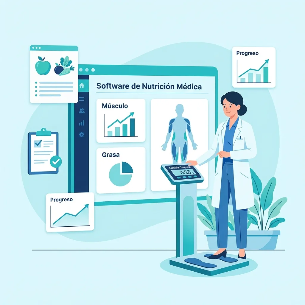 medynota para nutriólogos: expediente, composición corporal y consulta